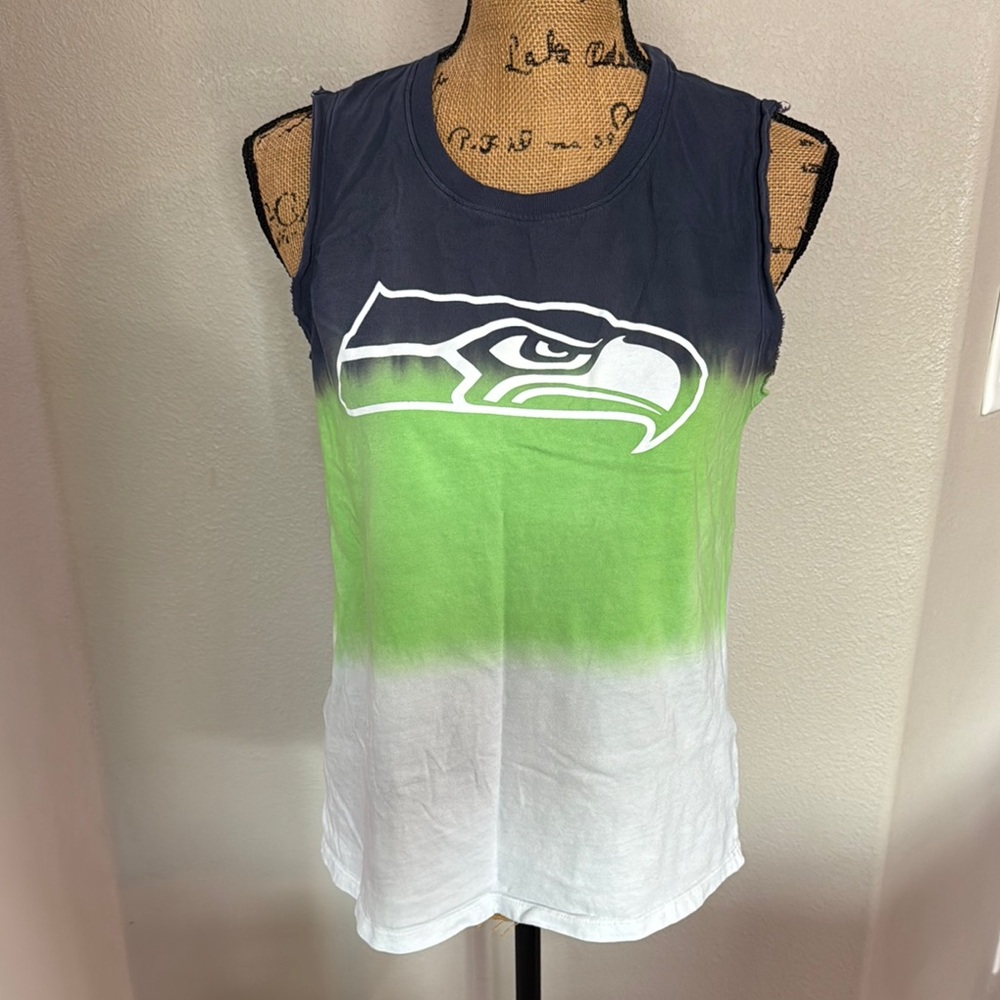 Seattle Seahawks Cut-Off Style Tank Top